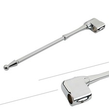 Chrome Flag Pole Rear Luggage