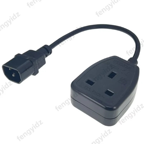 Iec c14 male - plug, uk