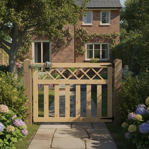 Garden gate wooden pedestrian - garden,