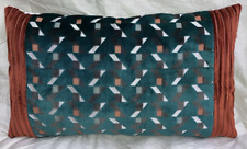 Cushion Cover plus Pad Casamance Kokedera fabric 54 x 35 cm Crushed  Velvet Back