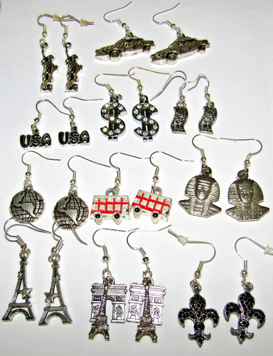 Holiday travel themed - , earrings
