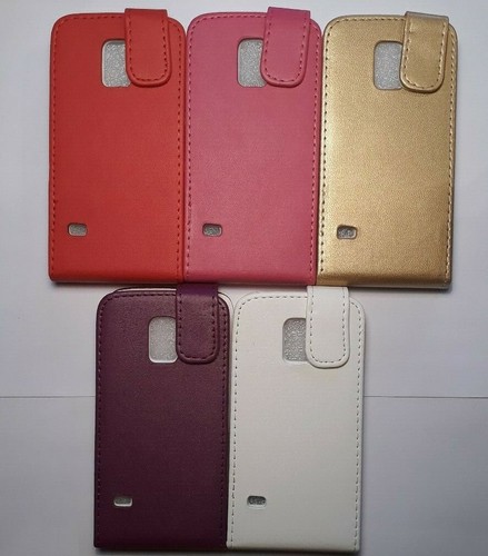Vertical style leather flip - leather,