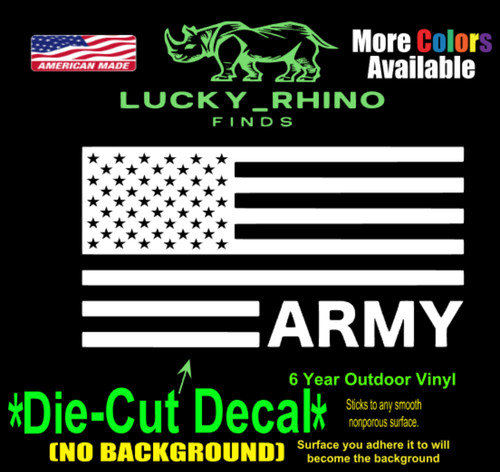Army flag decal sticker - decal,