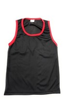Boxing Training vest made of Polyester breathable mesh Black & Red