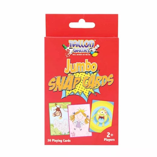 Jumbo snap playing cards - playing,