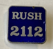 RUSH 2112 VINTAGE BLUE ENAMEL