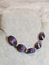 NEXT purple necklace Beads