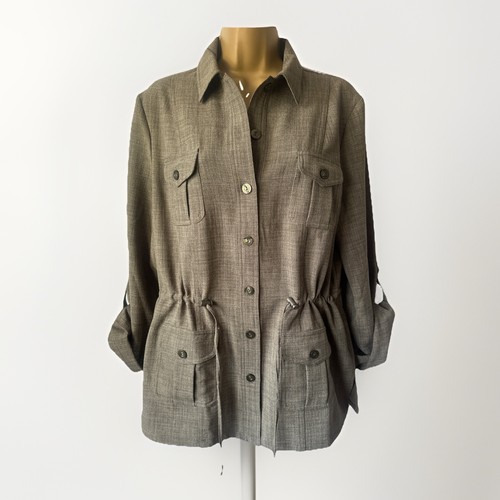 Safari cargo jacket shirt - safari,
