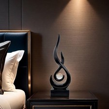 Flame Resin Sculpture Abstract