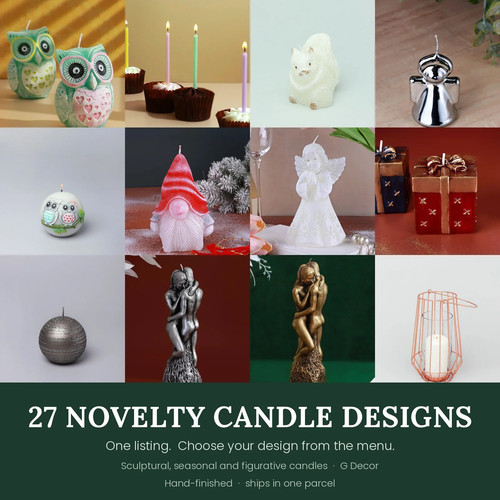 Decorative novelty candles - decorative,