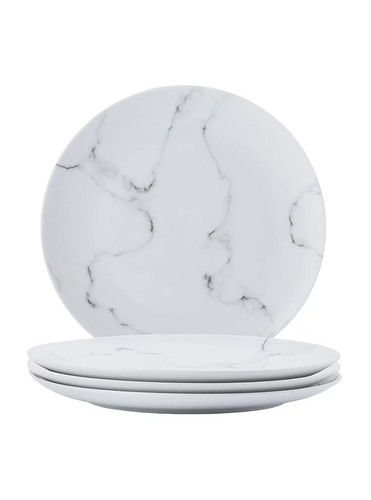 Marble effect dinner - marble, plates