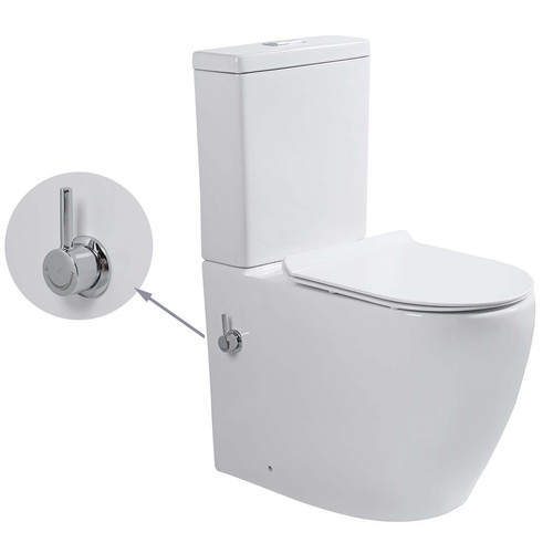 Combined bidet toilet close - bidet,