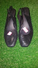 Ladies Footglove Black Heels