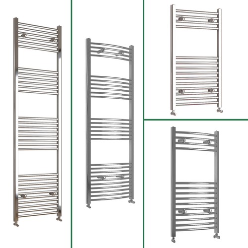 Chrome heated towel rail - chrome,