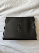 Yves Saint Laurent Beaute Black Patent Mini Cosmetic Bag