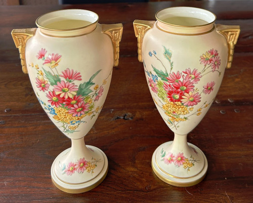 Royal worcester pair - royal,