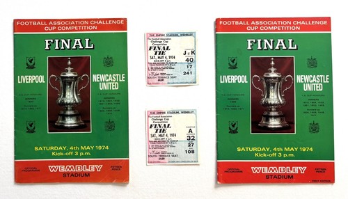 1974 cup final programmes - final,