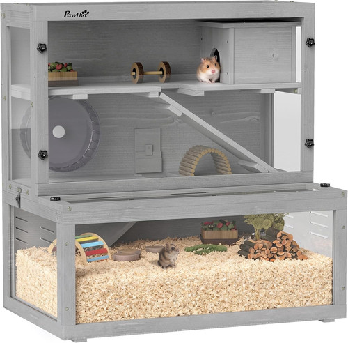 Wooden hamster cage - cage, with