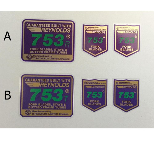 Reynolds 753r 753t choices - or,