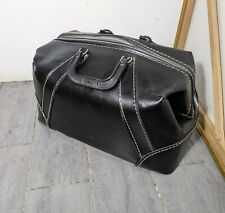 Vintage English Black Leather