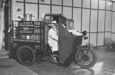 Motorcycle Milk Float On