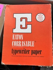 Vintage Eaton corrasable