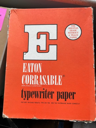 Vintage eaton corrasable - eaton,