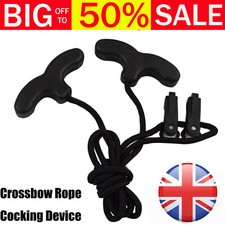 Crossbow Cocking Rope Device Drawing Loading Device With 2 Handled Aid String UK