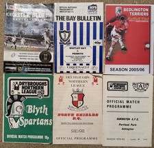 6 Non-League Football Programmes Various