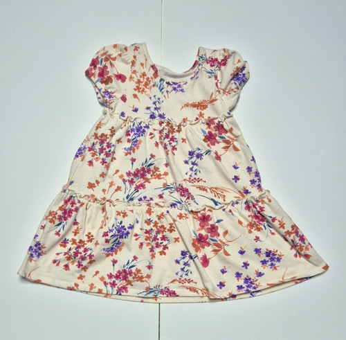 Girls floral tiered - tiered, size