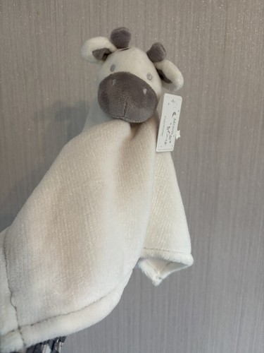 Moon stars white grey - grey, plush