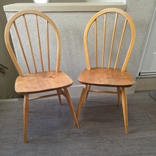 1960 Ercol Dinning Chairs Elm