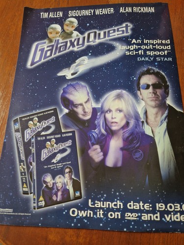 Galaxy quest 2001 print - galaxy, advert