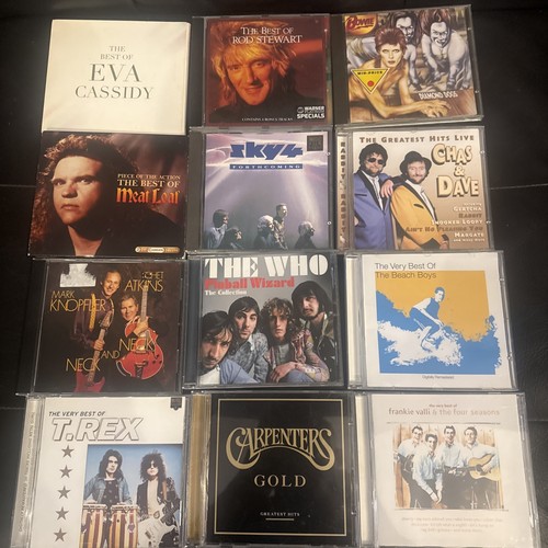70s 80s music cds joblot - 12, cds/joblot
