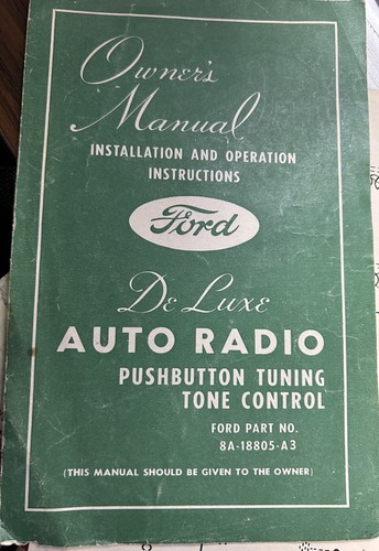Owner manual for - owner’s,