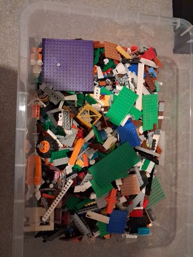 Mixed unsorted lego with - unsorted,