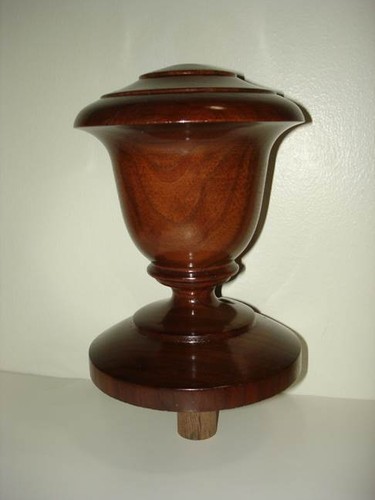 Wood finial unfinished for - wood,