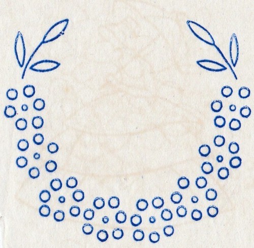 Vintage embroidery transfer - vintage,