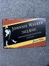 Johnnie Walker Whisky Metal