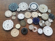 Watch / Pocket Watch Dials, Military Style, Mixed Lot inc Smiths #O831