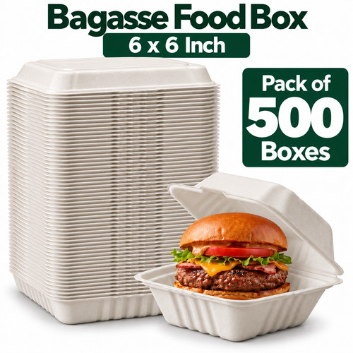 Pack 500 white - pack, bagasse