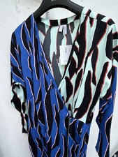 ASOS WHITE (premium Brand) Wrap Midi Dress 14 BNWT Striking Fabric NEVER WORN