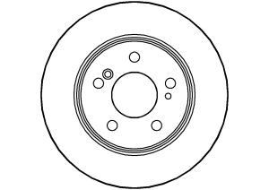 Abtex rear brake discs - rear,