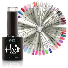 Halo Pure Nails Gel Polish Collections UV/LED 245 colour shades 8ml / 15ml
