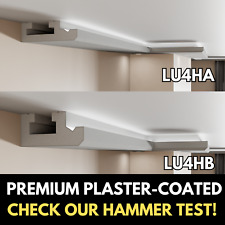 COVING DOWNLIGHT LED PLASTER COATED EPS Ceiling Wall LU4H *PREMIUM* Cornice