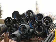 6m Metre Twin Wall Drain Drainage Pipe Internal 225mm External 265mm