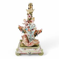 Antique porcelain figural lamp