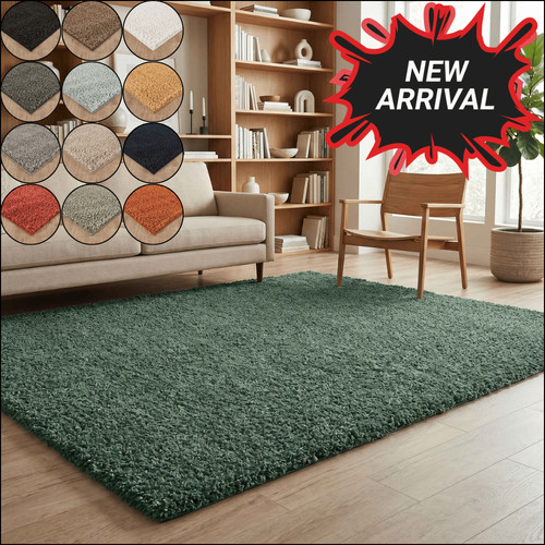 Modern large shaggy area - area, rug