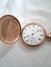 WALTHAM USA 1918 GOLD PLATED