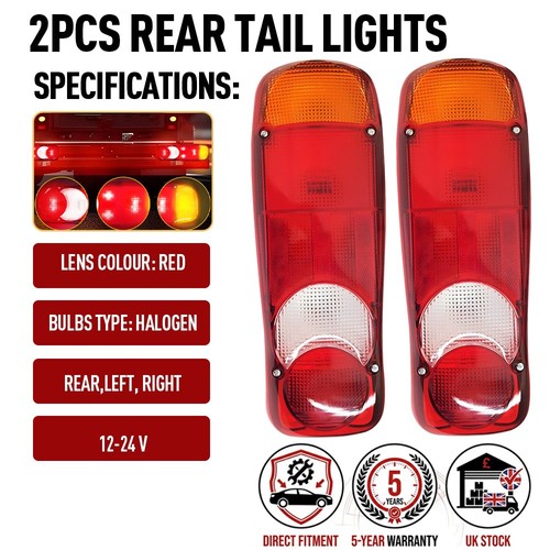 Universal halogen rear tail - universal, 2x